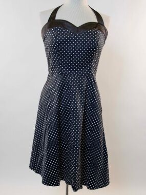 Dress Tells XL Polka Dot Halter Dress